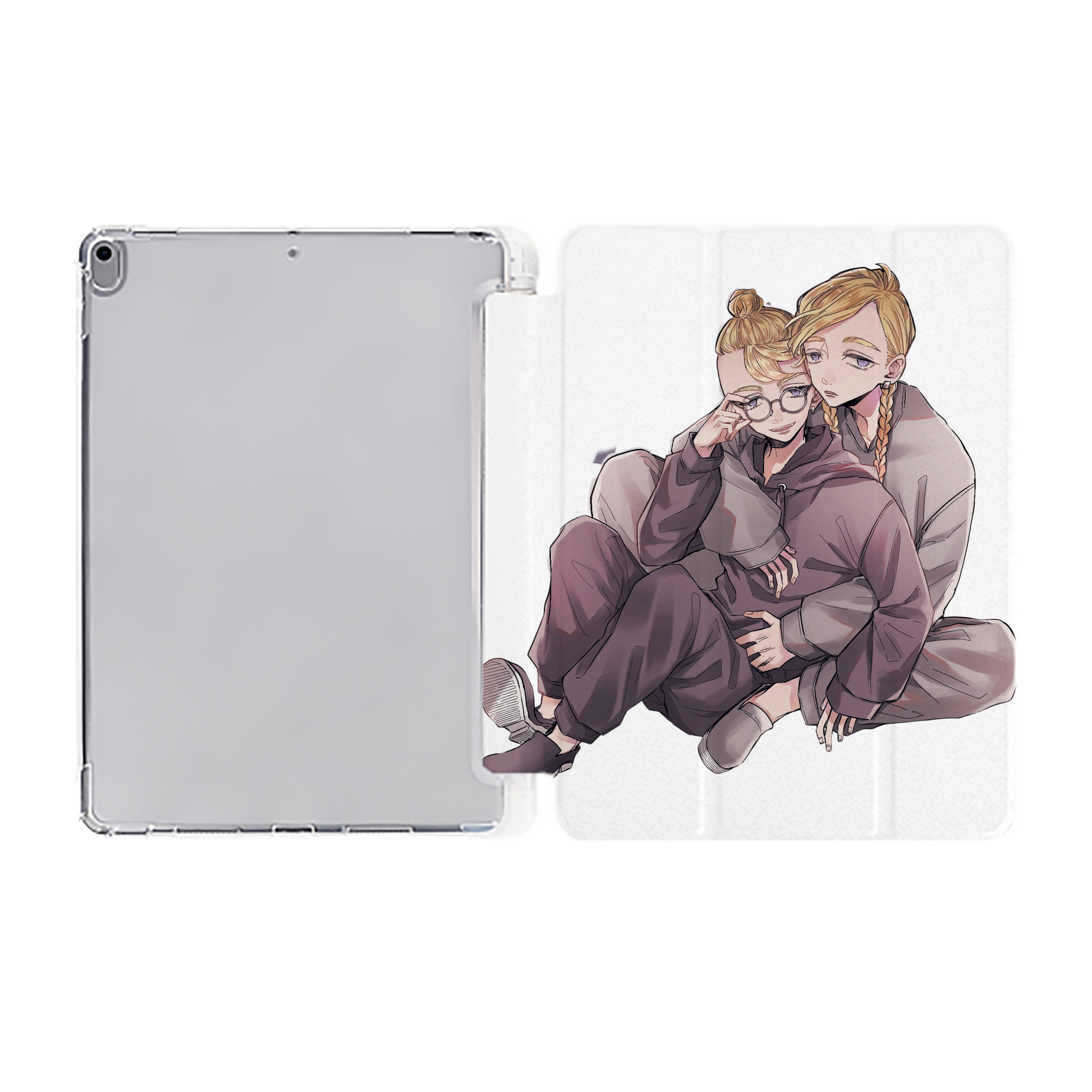 （画像用） 東京リベンジャーズ Tokyo Revengers IPad ケース ペン収納付き 三つ折りスタンド PUレザー×シリコン 対応機種9.5/10.5/10.9インチ